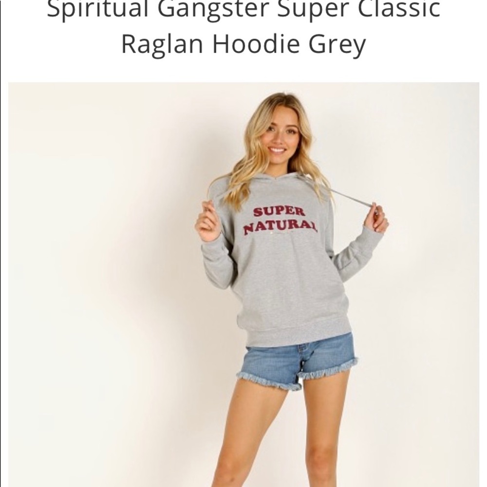 NWT spiritual gangster classic hoodie small